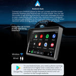 เครื่องเล่นมัลติมีเดียวิทยุรถยนต์ไร้สาย CarPlay 7 นิ้ว หน้าจอสัมผัส IPS 1080P MP5 วิทยุ บลูทูธ มอนิเตอร์ B600W