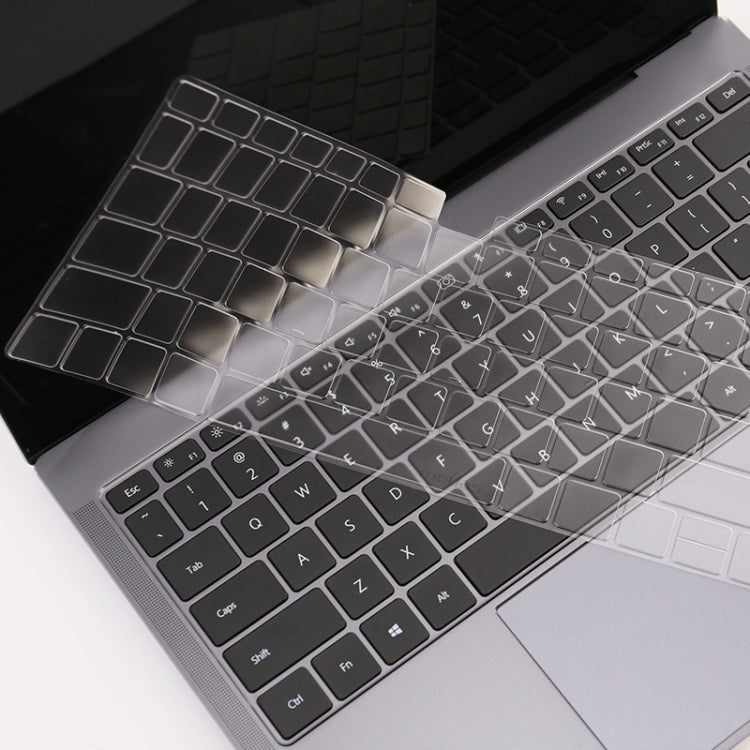 ฟิล์มป้องกันแป้นพิมพ์แล็ปท็อป TPU ใสและกันฝุ่น สำหรับ Huawei MateBook X Pro, สำหรับ Huawei MateBook D 15.6 นิ้ว
