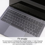 ฟิล์มป้องกันแป้นพิมพ์แล็ปท็อป TPU ใสและกันฝุ่น สำหรับ Huawei MateBook X Pro, สำหรับ Huawei MateBook D 15.6 นิ้ว
