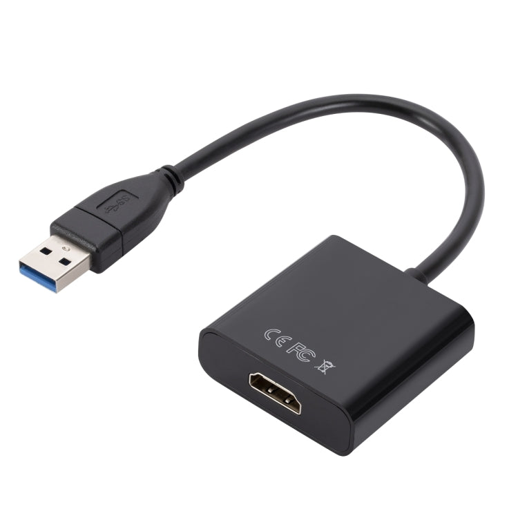 ตัวแปลง USB 3.0 เป็น HDMI ตัวเรือนขนาดใหญ่