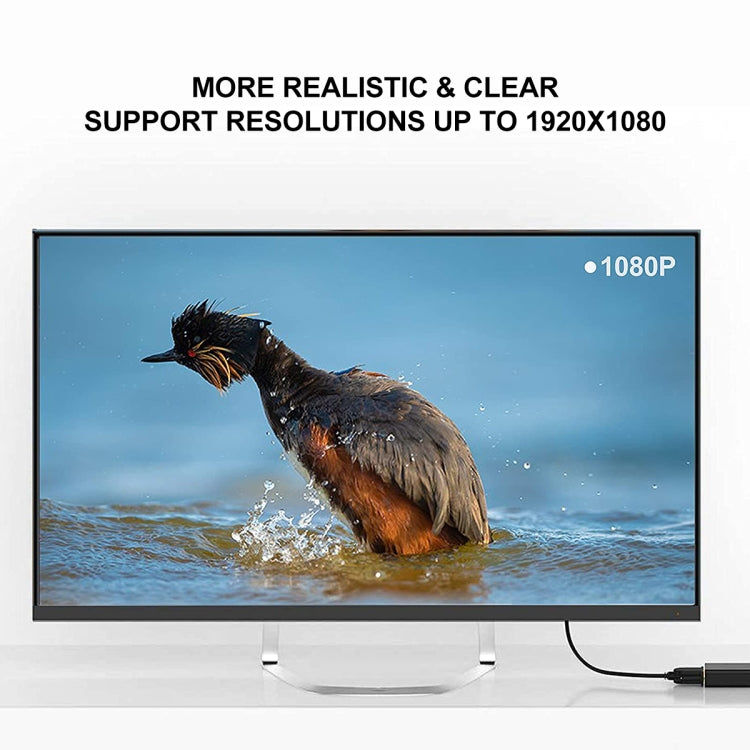 ตัวแปลง USB 3.0 เป็น HDMI ตัวเรือนขนาดใหญ่