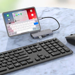 Onten OTN-UC910 USB-C / Type-C HUB สถานีเชื่อมต่อมัลติฟังก์ชันแบบพกพา รุ่น OTN-UC910