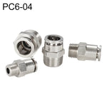 ข้อต่อเร็วตรงเกลียวตัวผู้ทองแดงชุบสังกะสี LAIZE สำหรับลม PC4-01, PC4-02, PC4-M5, PC6-01, PC6-02, PC6-03, PC6-04, PC6-M5, PC8-01, PC8-02, PC8-03, PC8-04, PC10-01, PC10-02, PC10-03, PC10-04, PC12-01, PC12-02, PC12-03, PC12-04, PC14-02
