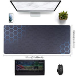 แผ่นรองเมาส์ผ้าหน้ายางกันลื่นสำหรับเกม แผ่นรองคีย์บอร์ด, 80 x 30 x 0.2cm, 90 x 40 x 0.2cm