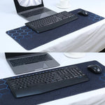 แผ่นรองเมาส์ผ้าหน้ายางกันลื่นสำหรับเกม แผ่นรองคีย์บอร์ด, 80 x 30 x 0.2cm, 90 x 40 x 0.2cm