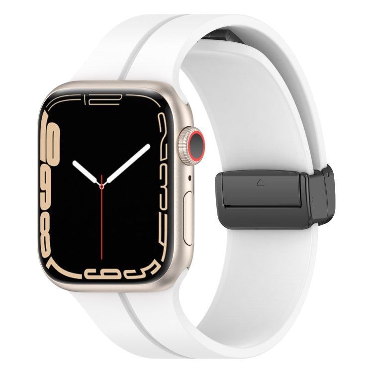 สายรัดนาฬิกาซิลิโคนสีพื้น สำหรับ Apple Watch Ultra 49 มม. / Series 8&7 45 มม. / SE 2&6&SE&5&4 44 มม. สำหรับ Apple Watch Series 8&7 41 มม. / SE 2&6&SE&5&4 40 มม. / 3&2&1 38 มม.