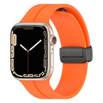 สายรัดนาฬิกาซิลิโคนสีพื้น สำหรับ Apple Watch Ultra 49 มม. / Series 8&7 45 มม. / SE 2&6&SE&5&4 44 มม. สำหรับ Apple Watch Series 8&7 41 มม. / SE 2&6&SE&5&4 40 มม. / 3&2&1 38 มม.