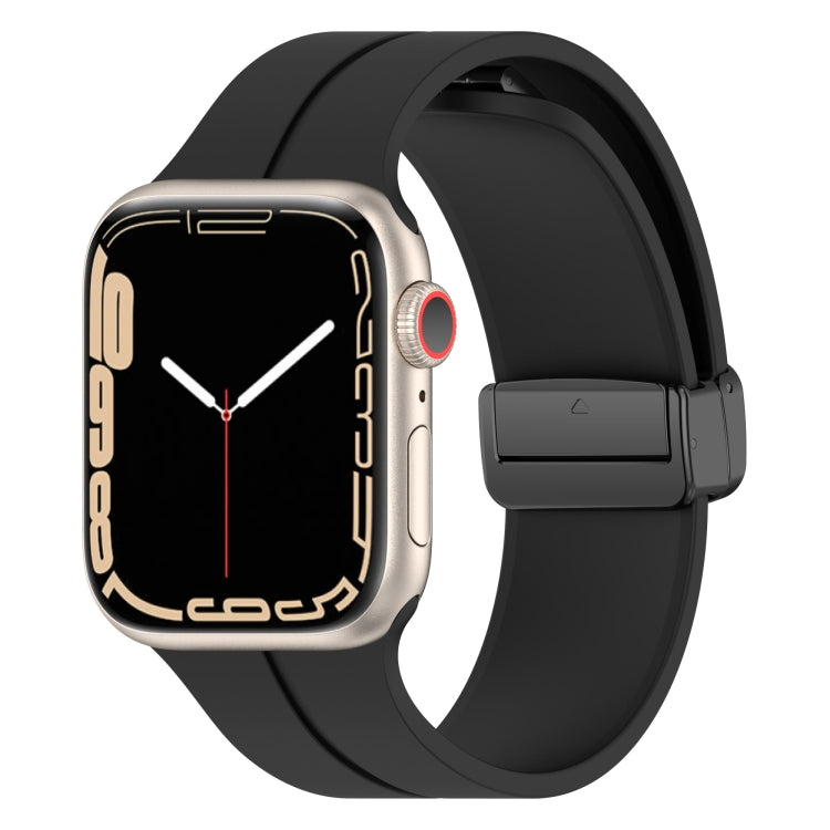 สายรัดนาฬิกาซิลิโคนสีพื้น สำหรับ Apple Watch Ultra 49 มม. / Series 8&7 45 มม. / SE 2&6&SE&5&4 44 มม. สำหรับ Apple Watch Series 8&7 41 มม. / SE 2&6&SE&5&4 40 มม. / 3&2&1 38 มม.