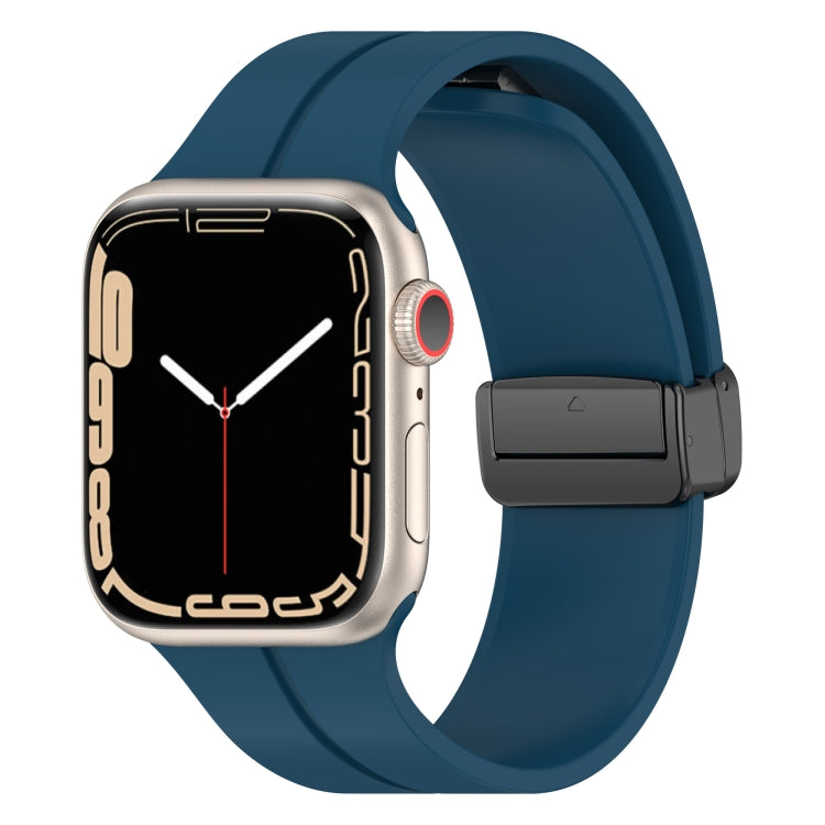 สายรัดนาฬิกาซิลิโคนสีพื้น สำหรับ Apple Watch Ultra 49 มม. / Series 8&7 45 มม. / SE 2&6&SE&5&4 44 มม. สำหรับ Apple Watch Series 8&7 41 มม. / SE 2&6&SE&5&4 40 มม. / 3&2&1 38 มม.