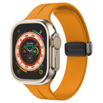 สายรัดนาฬิกาซิลิโคนสีพื้น สำหรับ Apple Watch Ultra 49 มม. / Series 8&7 45 มม. / SE 2&6&SE&5&4 44 มม. สำหรับ Apple Watch Series 8&7 41 มม. / SE 2&6&SE&5&4 40 มม. / 3&2&1 38 มม.