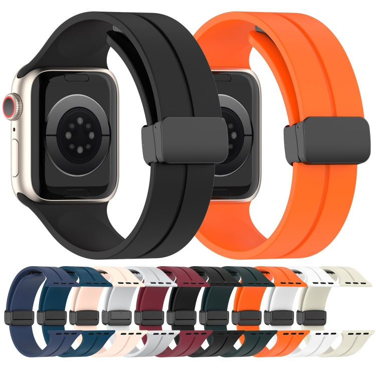 สายรัดนาฬิกาซิลิโคนสีพื้น สำหรับ Apple Watch Ultra 49 มม. / Series 8&7 45 มม. / SE 2&6&SE&5&4 44 มม. สำหรับ Apple Watch Series 8&7 41 มม. / SE 2&6&SE&5&4 40 มม. / 3&2&1 38 มม.