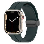 สายรัดนาฬิกาซิลิโคนสีพื้น สำหรับ Apple Watch Ultra 49 มม. / Series 8&7 45 มม. / SE 2&6&SE&5&4 44 มม. สำหรับ Apple Watch Series 8&7 41 มม. / SE 2&6&SE&5&4 40 มม. / 3&2&1 38 มม.