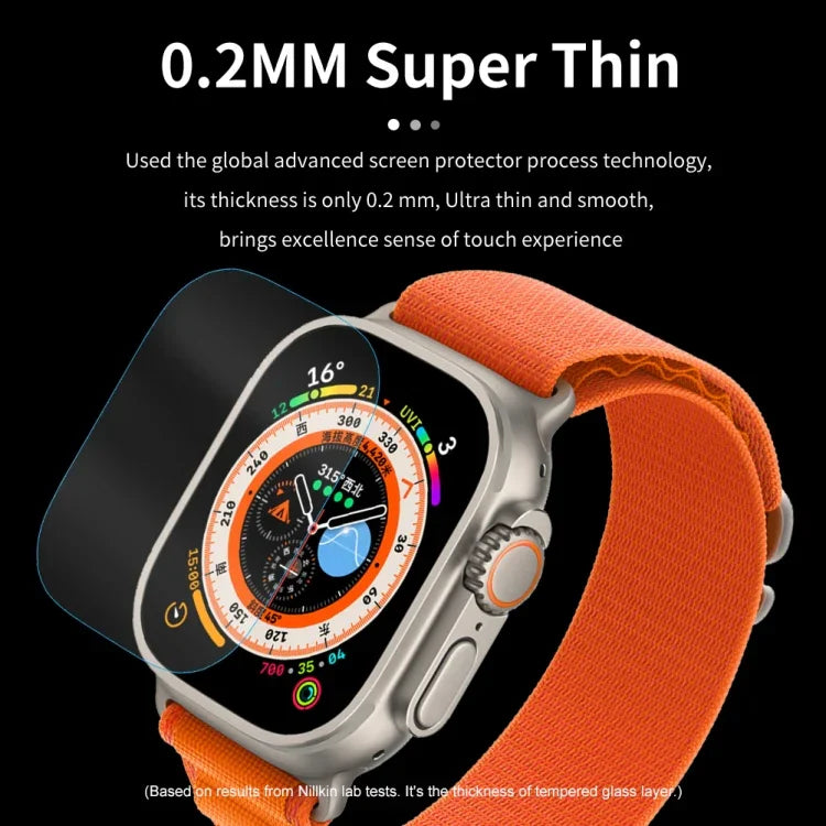 ฟิล์มกระจกนิรภัยกันระเบิด NILLKIN H+Pro 0.2 มม. 9H สำหรับ Apple Watch Ultra 49 มม.