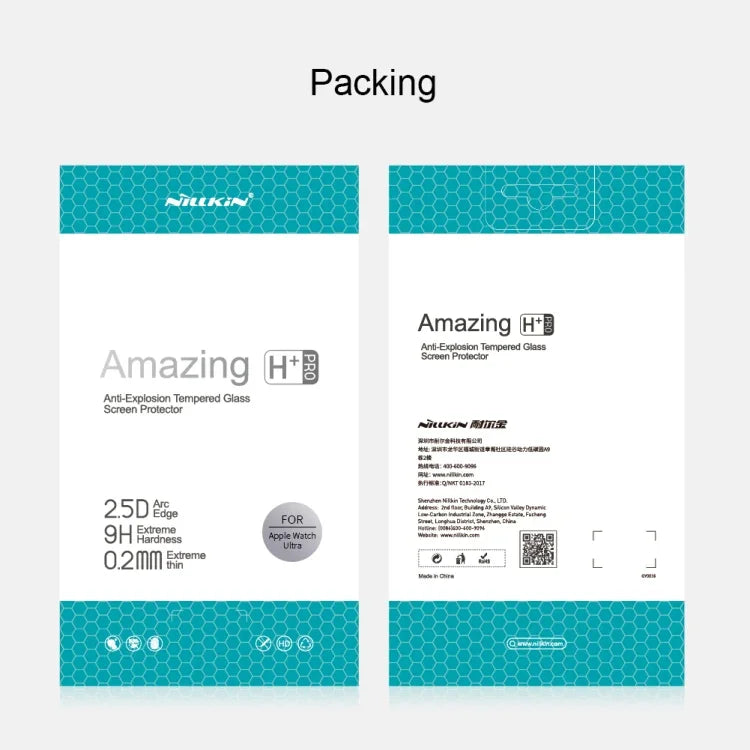 ฟิล์มกระจกนิรภัยกันระเบิด NILLKIN H+Pro 0.2 มม. 9H สำหรับ Apple Watch Ultra 49 มม.