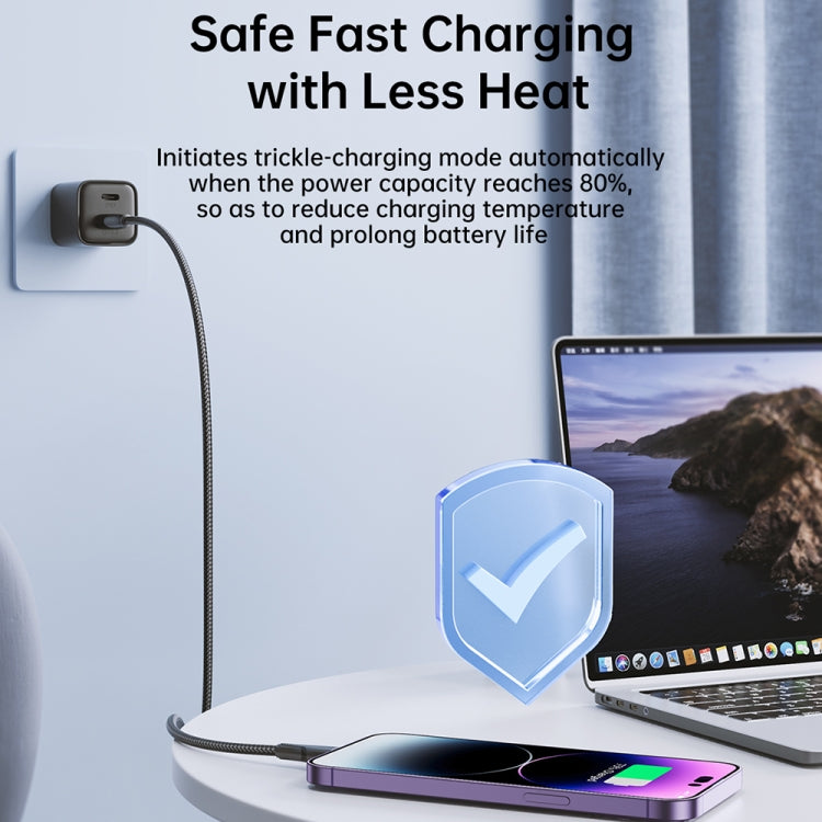 สายชาร์จและซิงค์ข้อมูล JOYROOM 2.4A USB เป็น 8 Pin Surpass Series ชาร์จเร็ว, 0.25 เมตร, 1.2 เมตร
