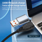 สายชาร์จและซิงค์ข้อมูล ADC-008 100W USB/Type-C เป็น Type-C + 8 Pin + Micro USB สองเป็นสาม รองรับชาร์จเร็วเต็มรูปแบบ, 1.2 เมตร, 2 เมตร