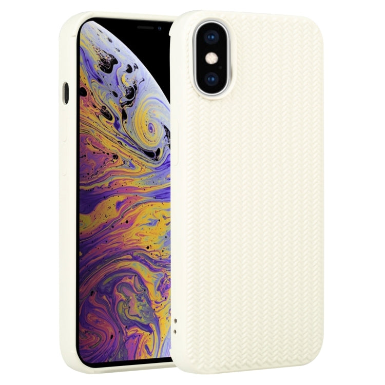 Weave Texture Silicone Phone Case, For iPhone 11, For iPhone 11 Pro Max, For iPhone X / XS, For iPhone XR, For iPhone XS Max