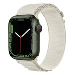 สายรัดนาฬิกาไนลอนหัวเข็มขัดเงิน สำหรับ Apple Watch Ultra 49 มม. / Series 8&7 45 มม. / SE 2&6&SE&5&4 44 มม., สำหรับ Apple Watch Series 8&7 41 มม. / SE 2&6&SE&5&4 40 มม. / 3&2&1 38 มม.