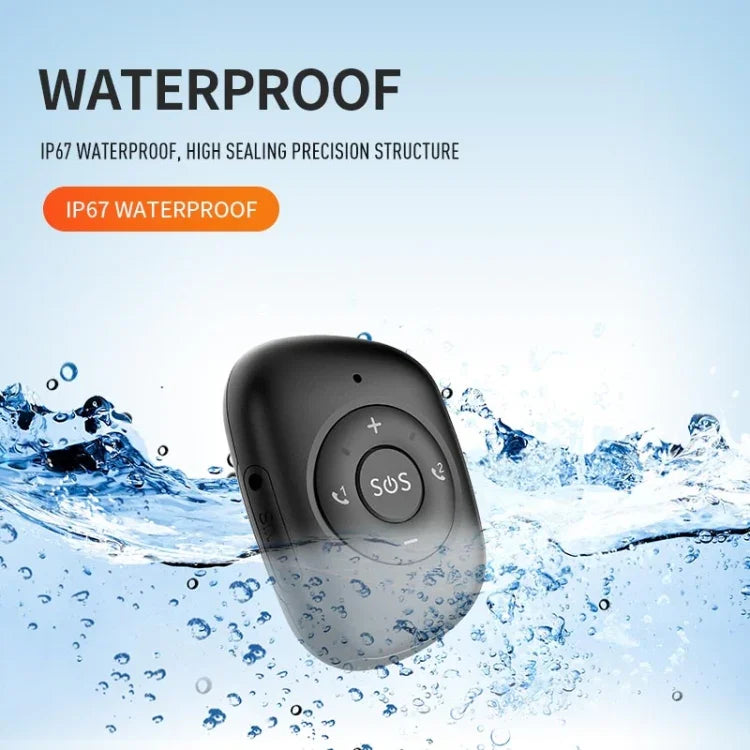 RF-V50 ปุ่ม SOS สำหรับผู้สูงอายุ กันน้ำ IP67 4G LTE 3G 2G GSM สัญญาณเตือนฉุกเฉิน เครื่องติดตาม GPS, RF-V50 (สีดำ), RF-V50 (สีแดง)