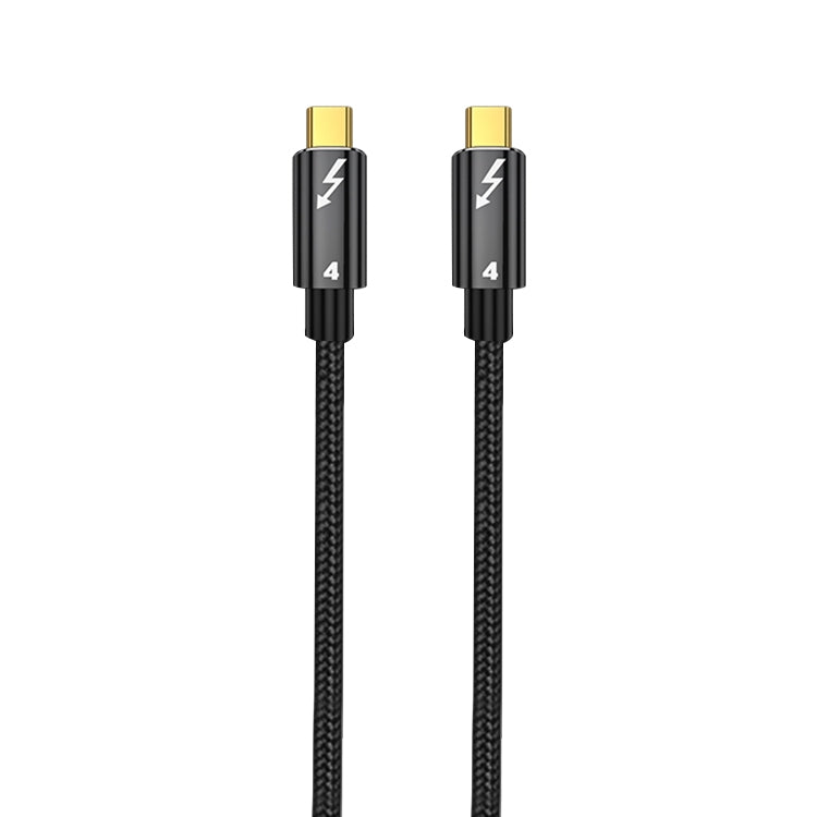 สายข้อมูล Type-C เป็น Type-C Thunderbolt 4 กำลังไฟ 100W ความยาว 0.3 ม., 0.5 ม., 0.8 ม., 1 ม.