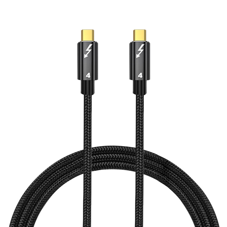 สายข้อมูล Type-C เป็น Type-C Thunderbolt 4 กำลังไฟ 100W ความยาว 0.3 ม., 0.5 ม., 0.8 ม., 1 ม.