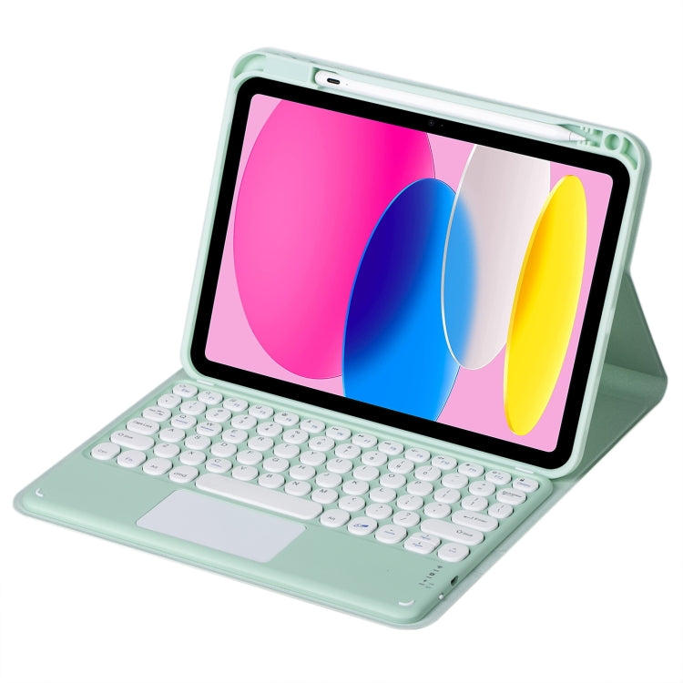 เคสหนังแท็บเล็ตคีย์บอร์ดบลูทูธพร้อมทัช สำหรับ iPad รุ่นที่ 10 ขนาด 10.9 นิ้ว 2022