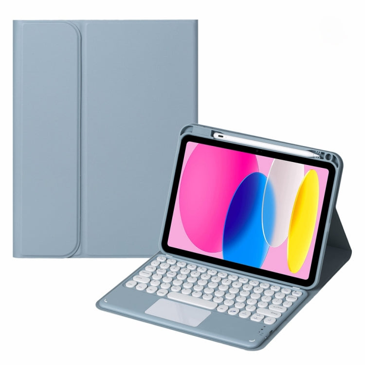 เคสหนังแท็บเล็ตคีย์บอร์ดบลูทูธพร้อมทัช สำหรับ iPad รุ่นที่ 10 ขนาด 10.9 นิ้ว 2022