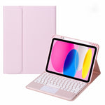เคสหนังแท็บเล็ตคีย์บอร์ดบลูทูธพร้อมทัช สำหรับ iPad รุ่นที่ 10 ขนาด 10.9 นิ้ว 2022