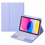 เคสหนังแท็บเล็ตคีย์บอร์ดบลูทูธพร้อมทัช สำหรับ iPad รุ่นที่ 10 ขนาด 10.9 นิ้ว 2022