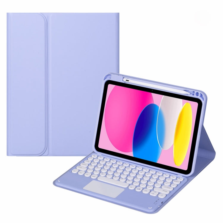 เคสหนังแท็บเล็ตคีย์บอร์ดบลูทูธพร้อมทัช สำหรับ iPad รุ่นที่ 10 ขนาด 10.9 นิ้ว 2022