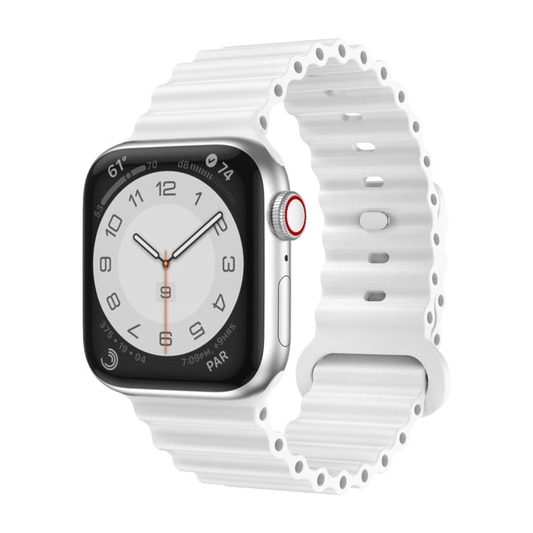 สายรัดนาฬิกาซิลิโคน สำหรับ Apple Watch Ultra 49mm / Series 8&7 45mm / SE 2&6&SE&5&4 44mm, สำหรับ Apple Watch Series 8&7 41mm / SE 2&6&SE&5&4 40mm / 3&2&1 38mm