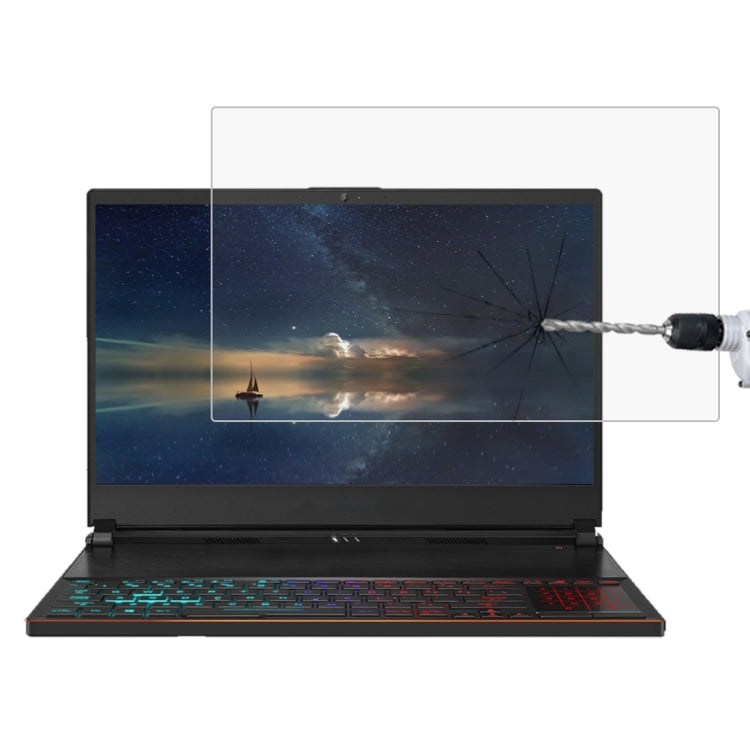 ฟิล์มกระจกนิรภัย HD สำหรับหน้าจอโน้ตบุ๊ก สำหรับ ASUS ROG Strix G 15.6 นิ้ว, สำหรับ ASUS ROG Strix Hero II 15.6 นิ้ว, สำหรับ ASUS ROG ZEPHYRUS (GX501) 15.6 นิ้ว, สำหรับ ASUS ROG ZEPHYRUS (M15) 15.6 นิ้ว, สำหรับ ASUS ROG Zephyrus M (GM501) 15.6 นิ้ว