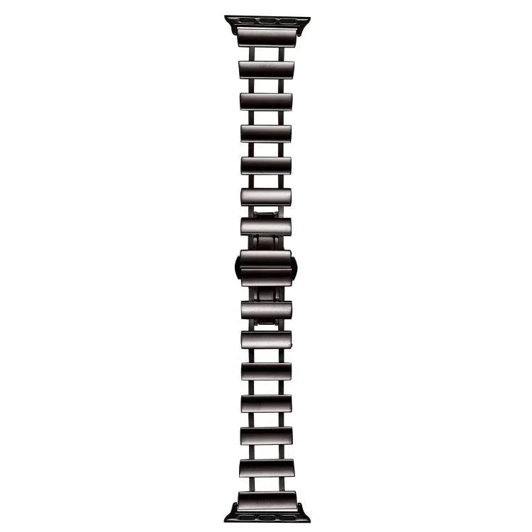Hollow Stainless Steel Watch Band, For Apple Watch Ultra 49mm / Series 8&7 45mm, For Apple Watch Series 8&7 41mm / SE 2&6&SE&5&4 40mm