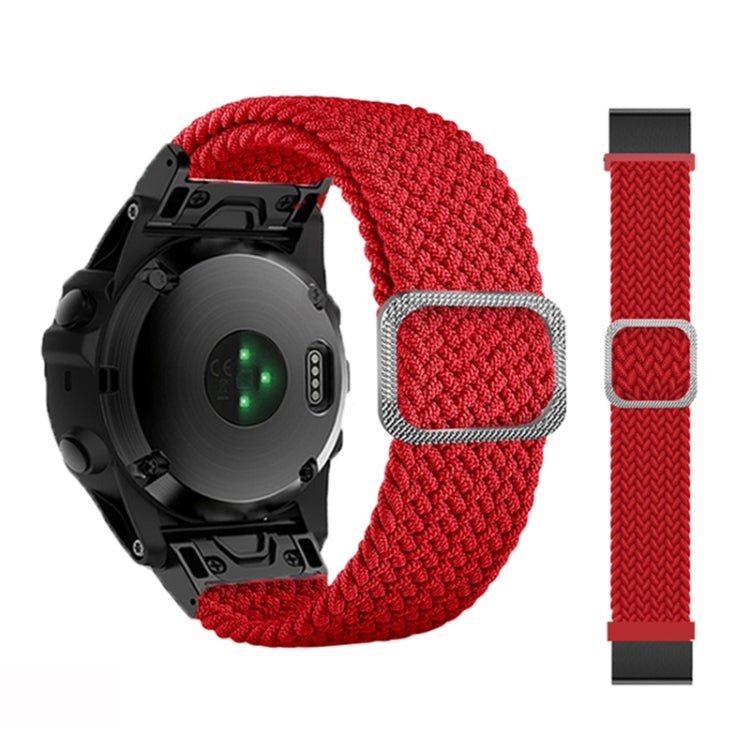 Adjustable Nylon Braided Elasticity Watch Band, For Garmin Fenix 7X