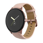 สายรัดนาฬิกาหนังแท้เย็บขอบหางแหลม สำหรับ Google Pixel Watch 4 / 3 / 2 / 1 41 มม.