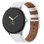 สายรัดนาฬิกาหนังแท้หางกลม สำหรับ Google Pixel Watch 4 / 3 / 2 / 1 41 มม.