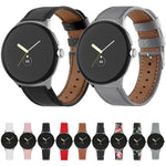 สายรัดนาฬิกาหนังแท้หางกลม สำหรับ Google Pixel Watch 4 / 3 / 2 / 1 41 มม.