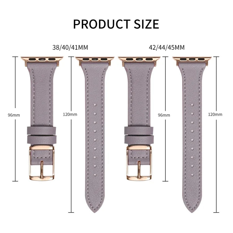 สายรัดนาฬิกาหนังแท้ระบายอากาศได้ สำหรับ Apple Watch ซีรีส์ 8&7 45mm / SE 2&6&SE&5&4 44mm / 3&2&1 42mm, ซีรีส์ 8&7 41mm / SE 2&6&SE&5&4 40mm / 3&2&1 38mm