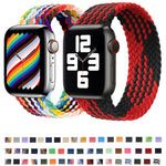 สายรัดนาฬิกาถักไนลอนรอบเดียว สำหรับ Apple Watch Series 8&7 41 มม. / SE 2&6&SE&5&4 40 มม. / 3&2&1 38 มม. สำหรับ Apple Watch Series 8&7 41 มม. 145 มม. สำหรับ Apple Watch Series 8&7 41 มม. 145 มม.