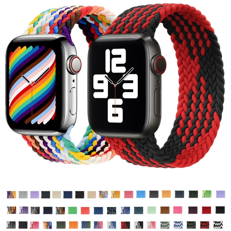 สายรัดนาฬิกาถักไนลอนรอบเดียว สำหรับ Apple Watch Series 8&7 41 มม. / SE 2&6&SE&5&4 40 มม. / 3&2&1 38 มม. สำหรับ Apple Watch Series 8&7 41 มม. 145 มม. สำหรับ Apple Watch Series 8&7 41 มม. 145 มม.