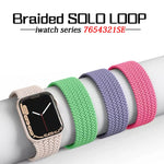 สายรัดนาฬิกาถักไนลอนรอบเดียว สำหรับ Apple Watch Series 8&7 41 มม. / SE 2&6&SE&5&4 40 มม. / 3&2&1 38 มม. สำหรับ Apple Watch Series 8&7 41 มม. 145 มม. สำหรับ Apple Watch Series 8&7 41 มม. 145 มม.