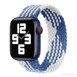 สายรัดนาฬิกาถักไนลอนแบบรอบเดียว สำหรับ Apple Watch ซีรีส์ 8&7 41mm / SE 2&6&SE&5&4 40mm / 3&2&1 38mm, สำหรับ Apple Watch ซีรีส์ 8&7 41mm, 155mm, สำหรับ Apple Watch ซีรีส์ 8&7 41mm, 155mm