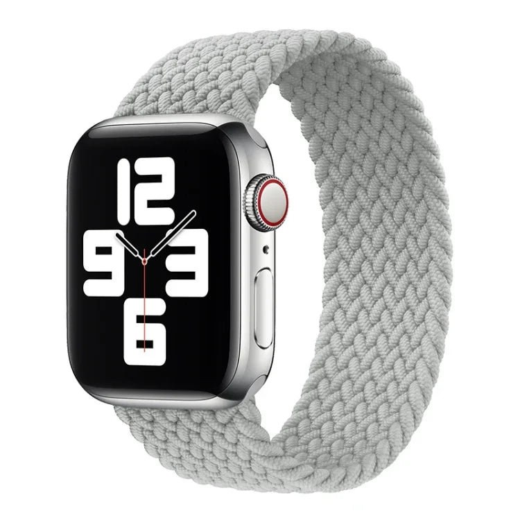 สายรัดนาฬิกาถักไนลอนแบบรอบเดียว สำหรับ Apple Watch ซีรีส์ 8&7 41mm / SE 2&6&SE&5&4 40mm / 3&2&1 38mm, สำหรับ Apple Watch ซีรีส์ 8&7 41mm, 155mm, สำหรับ Apple Watch ซีรีส์ 8&7 41mm, 155mm