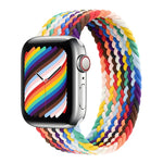 สายรัดนาฬิกาถักไนลอนแบบรอบเดียว สำหรับ Apple Watch ซีรีส์ 8&7 41mm / SE 2&6&SE&5&4 40mm / 3&2&1 38mm, สำหรับ Apple Watch ซีรีส์ 8&7 41mm, 155mm, สำหรับ Apple Watch ซีรีส์ 8&7 41mm, 155mm