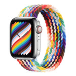 สายรัดนาฬิกาถักไนลอนแบบรอบเดียว สำหรับ Apple Watch ซีรีส์ 8&7 41mm / SE 2&6&SE&5&4 40mm / 3&2&1 38mm, สำหรับ Apple Watch ซีรีส์ 8&7 41mm, 155mm, สำหรับ Apple Watch ซีรีส์ 8&7 41mm, 155mm