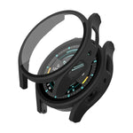 เคสกันนาฬิกาแบบผสม PC ด้านฝ้า + ฟิล์มกระจกนิรภัย สำหรับ Samsung Galaxy Watch 5 40มม.