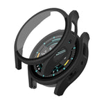 Frosted PC + Tempered Film Integrated Watch Protective Case, For Samsung Galaxy Watch 5 40mm