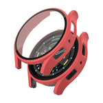 เคสกันนาฬิกาแบบผสม PC ด้านฝ้า + ฟิล์มกระจกนิรภัย สำหรับ Samsung Galaxy Watch 5 40มม.