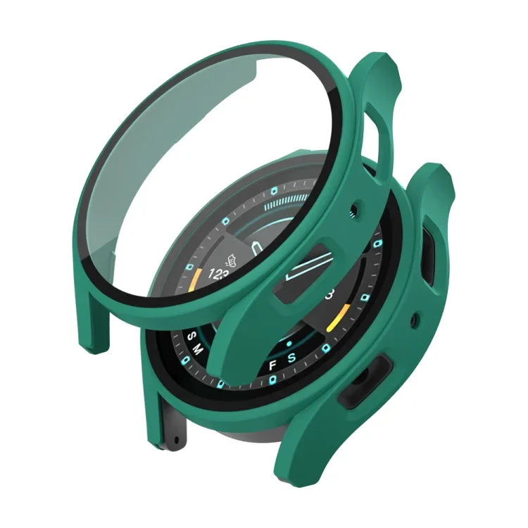 เคสกันนาฬิกาแบบผสม PC ด้านฝ้า + ฟิล์มกระจกนิรภัย สำหรับ Samsung Galaxy Watch 5 40มม.