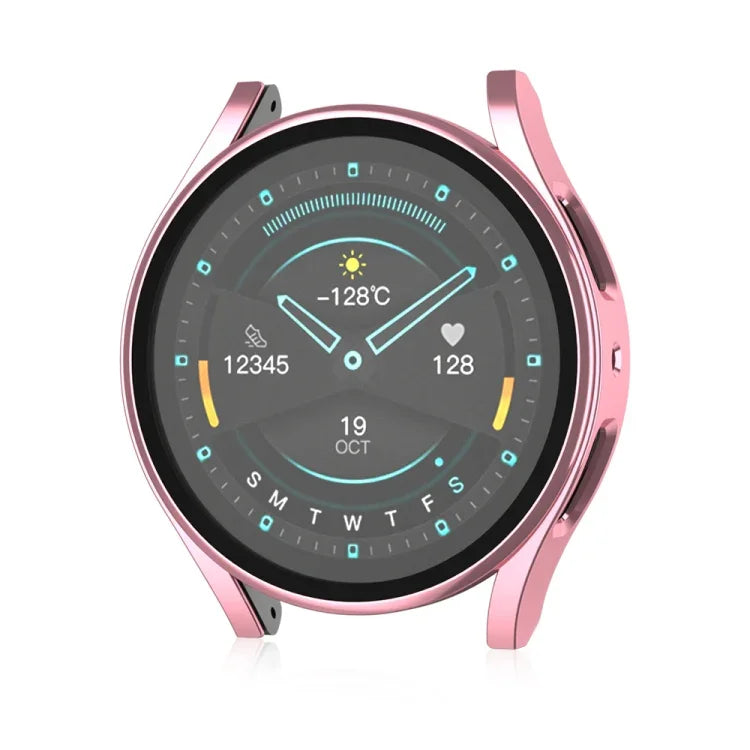 เคสกันนาฬิกาแบบผสม PC ด้านฝ้า + ฟิล์มกระจกนิรภัย สำหรับ Samsung Galaxy Watch 5 40มม.
